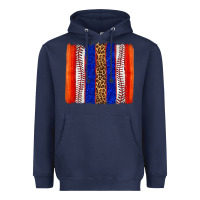 Navy baseball brush strokes Heavyweight Hoodie - texasbilliewilder