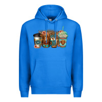 True Royal serape floral longhaired cow coffee cups Premium Hoodie - Jasminsmagicworld