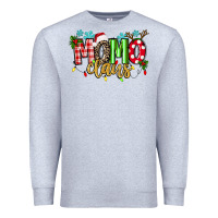 Heather Grey Momo Claus Premium Sweatshirt - texasbilliewilder