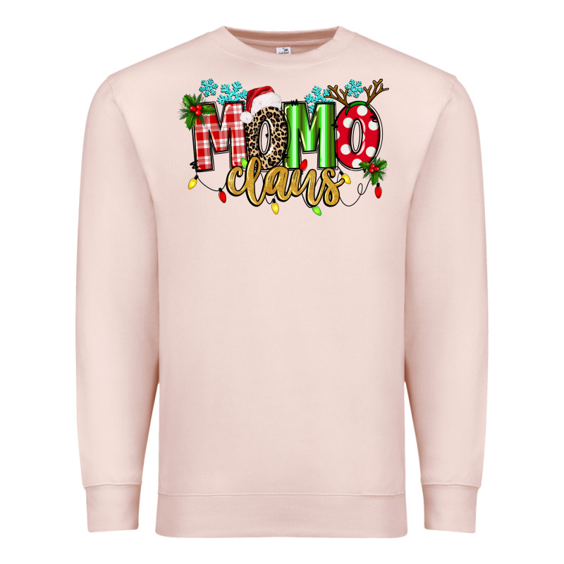 Momo Claus Premium Sweatshirt by texasbilliewilder | Teevron