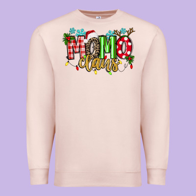 Momo Claus Premium Sweatshirt Designed By Texasbilliewilder