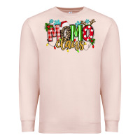 Pale Pink Momo Claus Premium Sweatshirt - texasbilliewilder