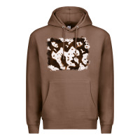Chestnut cowhide Premium Hoodie - RanaPortraitStore