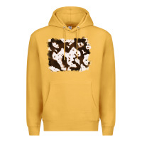Mustard cowhide Premium Hoodie - RanaPortraitStore