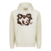 Oatmeal Heather cowhide Premium Hoodie - RanaPortraitStore