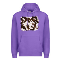 Purple cowhide Premium Hoodie - RanaPortraitStore