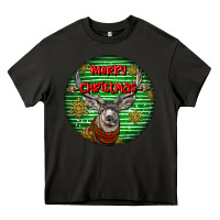 Asphalt mule buck deer head christmas Heavy Core Tee - LillyAllenDesigns