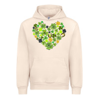 Sandshell heart shaped clover Urban Hoodie - AdoDesignShop