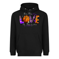 Black for the love of the game basketball Heavyweight Hoodie - Zillion Design Studio