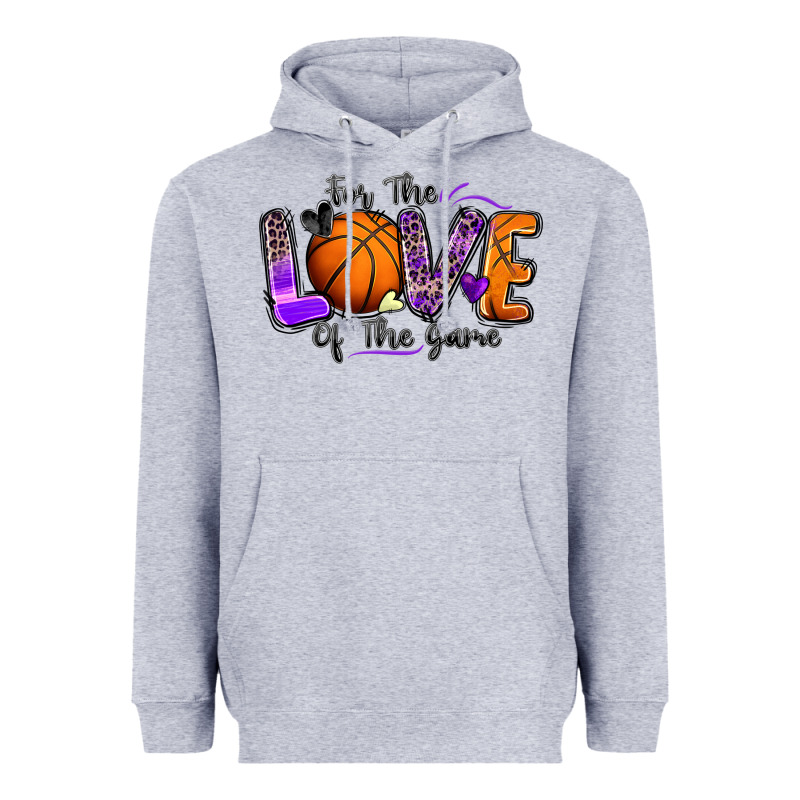 For The Love Of The Game Basketball Heavyweight Hoodie by Zillion Design Studio | Teevron
