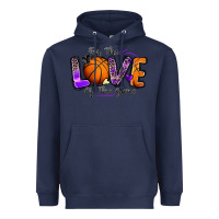 Navy for the love of the game basketball Heavyweight Hoodie - Zillion Design Studio