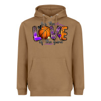 Toasted Coconut for the love of the game basketball Heavyweight Hoodie - Zillion Design Studio