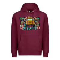 Burgundy school bus driver Premium Hoodie - Jasminsmagicworld