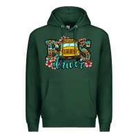 Sports Green school bus driver Premium Hoodie - Jasminsmagicworld