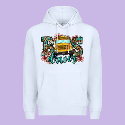 School Bus Driver Premium Hoodie Designed By Jasminsmagicworld
