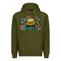 Army Green school bus driver Premium Hoodie - Jasminsmagicworld