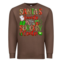 Chestnut Santa's Favorite Surgery Center png sublimation de Premium Sweatshirt - texasbilliewilder