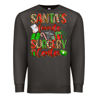 Smoke Santa's Favorite Surgery Center png sublimation de Premium Sweatshirt - texasbilliewilder
