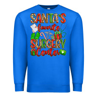True Royal Santa's Favorite Surgery Center png sublimation de Premium Sweatshirt - texasbilliewilder