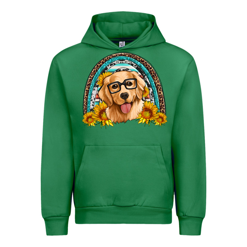 Golden Retriever Rainbow Urban Hoodie by Artiststas | Teevron