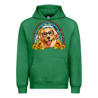 Emerald golden retriever rainbow Urban Hoodie - Artiststas