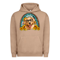 Pigment Burro golden retriever rainbow Urban Hoodie - Artiststas