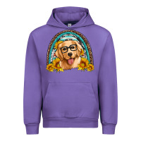 Tulip golden retriever rainbow Urban Hoodie - Artiststas