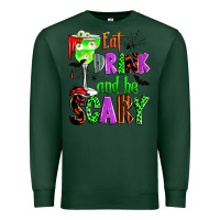 Sports Green eat drink and be scary Premium Sweatshirt - Zillion Design Studio
