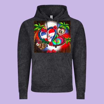 Dominican Republic  Leopard Vintage Hoodie Designed By Adodesignshop