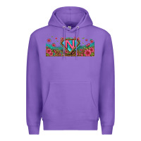 Purple super nurse libbey glass Premium Hoodie - BundleAndBundleShop
