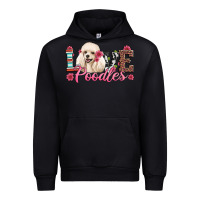 Black love poodles Urban Hoodie - Artiststas