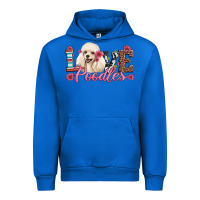 Cobalt love poodles Urban Hoodie - Artiststas