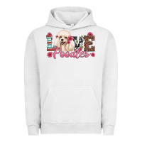 Pigment Lunar Rock love poodles Urban Hoodie - Artiststas