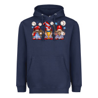 Navy baseball gnome Heavyweight Hoodie - texasbilliewilder