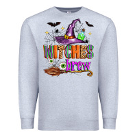 Heather Grey witches brew Premium Sweatshirt - Zillion Design Studio