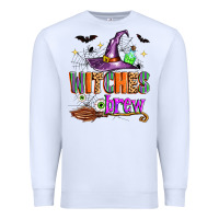 White witches brew Premium Sweatshirt - Zillion Design Studio