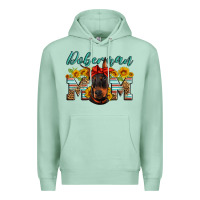 Seafoam doberman mom Premium Hoodie - Artiststas