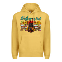 Antique Gold doberman mom Premium Hoodie - Artiststas