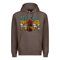 Coffee doberman mom Premium Hoodie - Artiststas