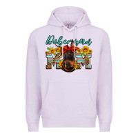 Lilac doberman mom Premium Hoodie - Artiststas
