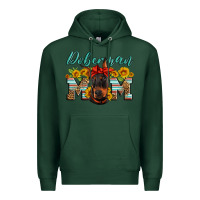 Sports Green doberman mom Premium Hoodie - Artiststas