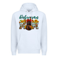 White doberman mom Premium Hoodie - Artiststas