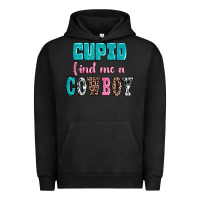 Pigment Black cupid find me a cowboy Urban Hoodie - AdoDesignShop