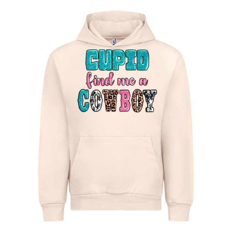 Cupid Find Me A Cowboy Urban Hoodie by AdoDesignShop | Teevron