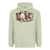 For The Love Of The Game Baseball Heavyweight Hoodie | Teevron
