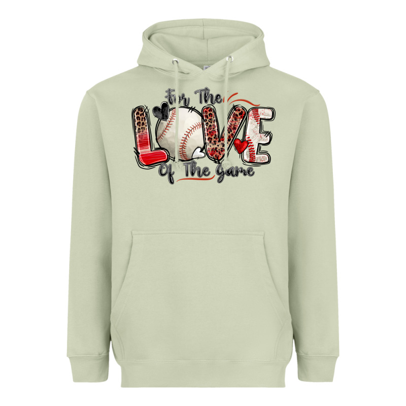 For The Love Of The Game Baseball Heavyweight Hoodie by Zillion Design Studio | Teevron