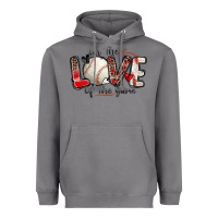 Storm for the love of the game baseball Heavyweight Hoodie - Zillion Design Studio