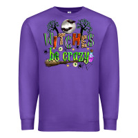 Purple witches be crazy Premium Sweatshirt - Zillion Design Studio
