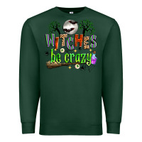 Sports Green witches be crazy Premium Sweatshirt - Zillion Design Studio