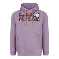 Lavender baseball grandma with leopard Heavyweight Hoodie - texasbilliewilder